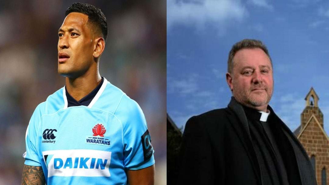 Article heading image for Local Priest Father Rod Pushes "Forlove Gofundme, not Folau" 