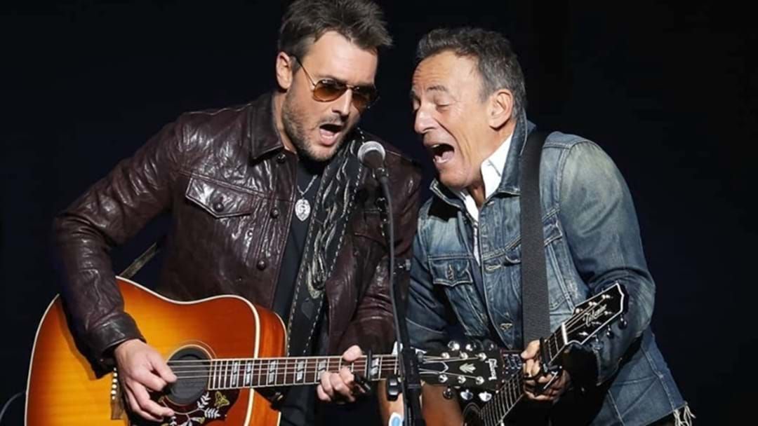 Article heading image for Eric Church and Bruce Sprinsteen Hit the Stage Together