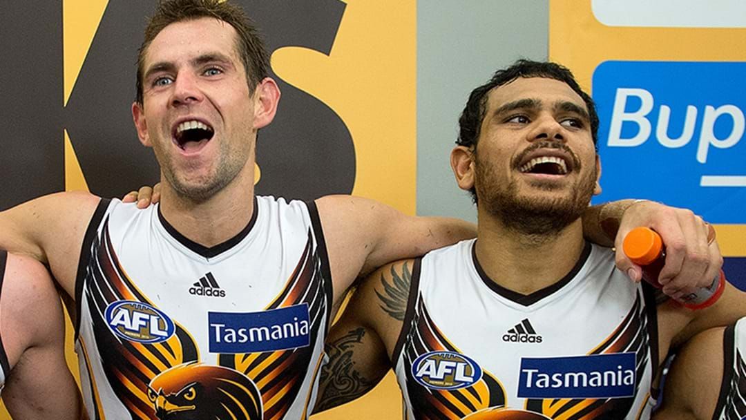 Article heading image for Luke Hodge Addresses A Rumour About Cyril Rioli Joining Him At Brisbane
