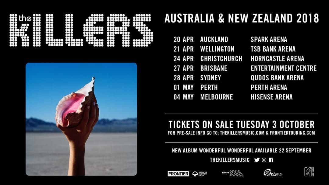 the killers tour australia
