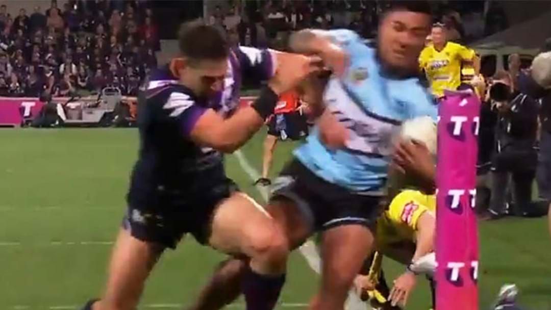 Article heading image for Billy Slater Faces Anxious Wait After Shoulder Charge Incident During Storm's Preliminary Final