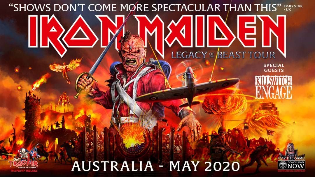 Article heading image for Iron Maiden Expand Australian Tour