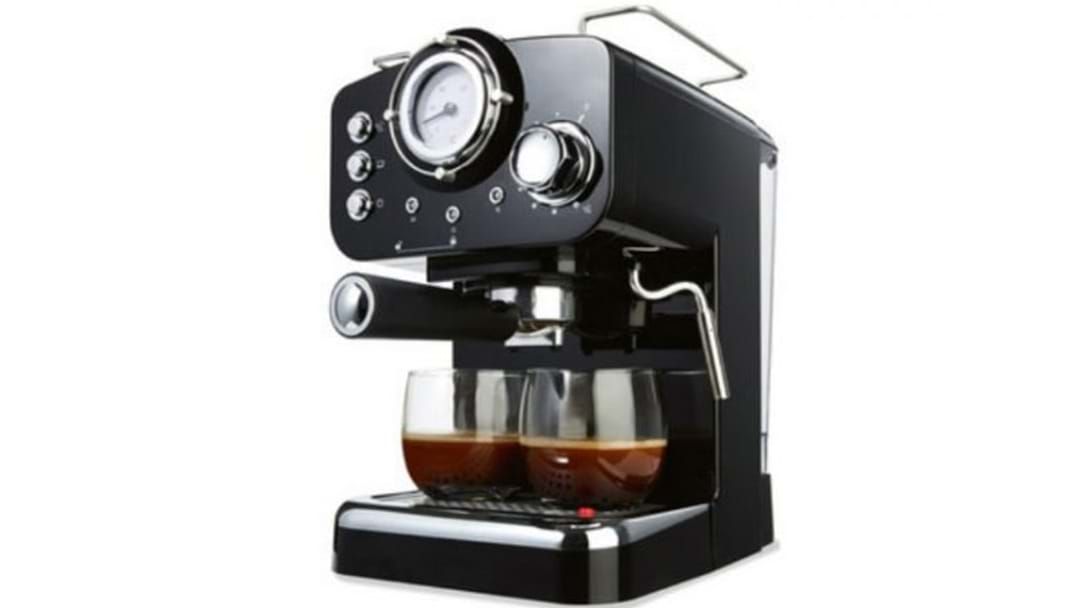 Article heading image for Everyone’s Going Crazy For This $89 Kmart Coffee Machine
