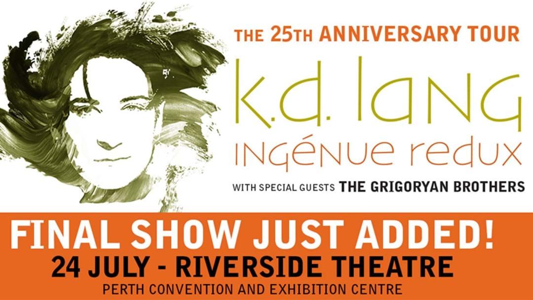Article heading image for k.d. Lang Announces Second Perth Show