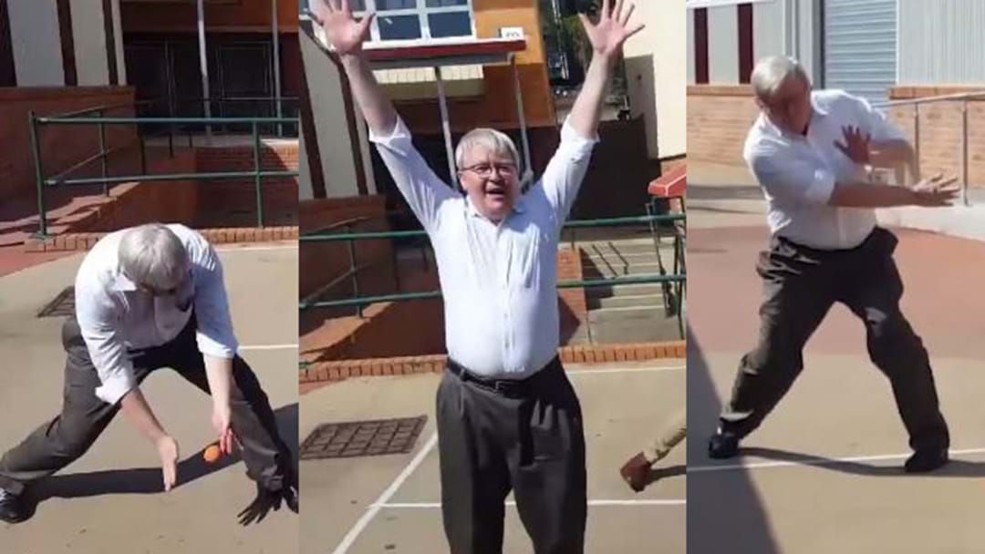 Article heading image for Kevin Rudd Makes His 'Much Anticipated Return' to Handball