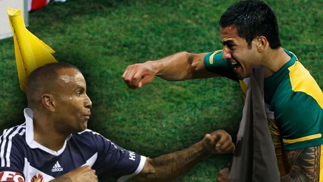 Article heading image for Archie Thompson Says He Came Up With Tim Cahill’s Famous Corner Flag Punching Celebration