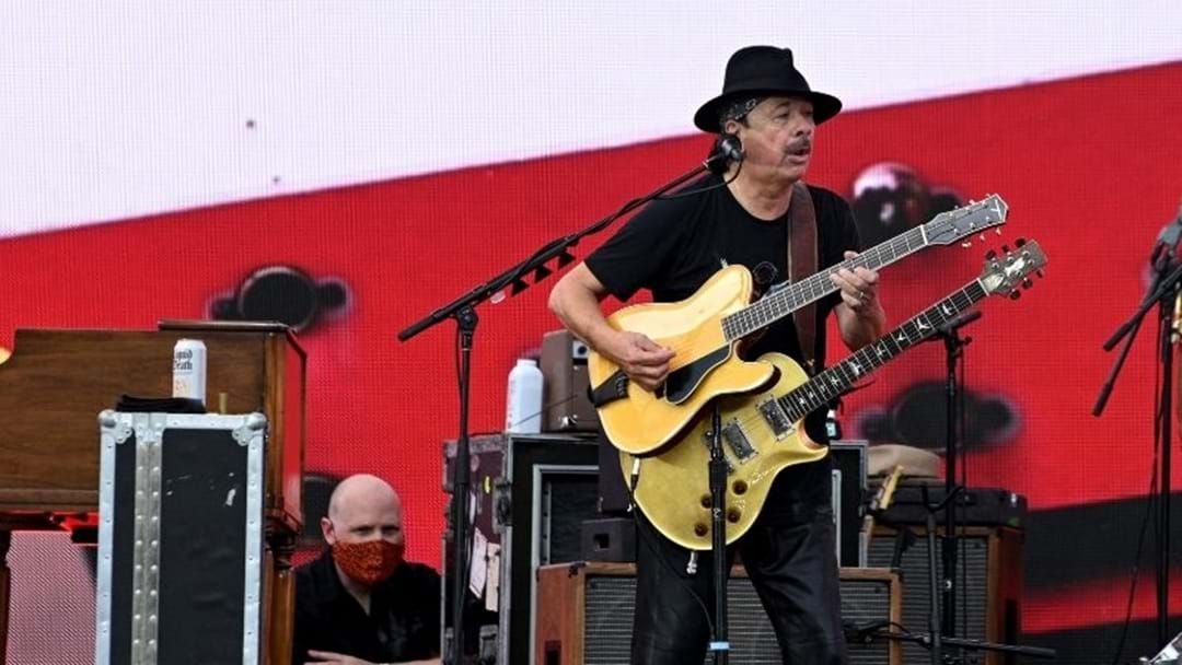 Guitarist Carlos Santana collapsed from dehydration while