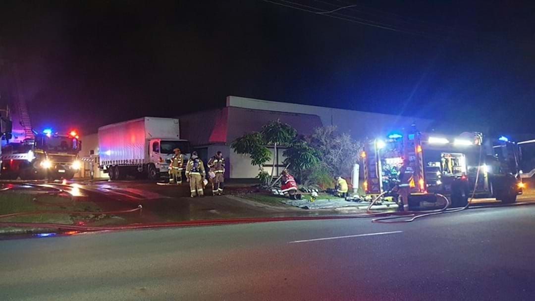 Article heading image for Four Factories Damaged By Fire In Burleigh Heads Industrial Estate