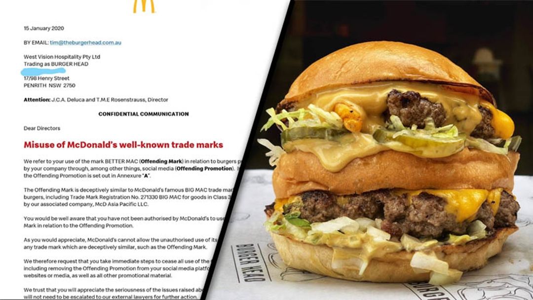 Article heading image for BEST OF 2020: When McDonald's Slapped A Cease And Desist On A Burger Joint In Western Sydney