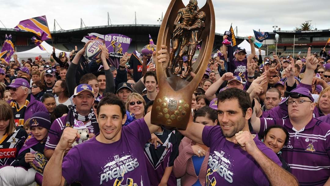 Article heading image for "Water Under The Bridge": Billy Slater Reacts To Claims The Storm's Stripped Titles Should Be Reinstated
