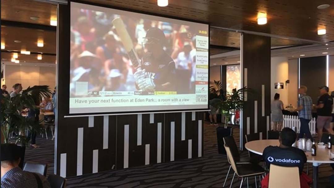 Article heading image for Eden Park Has Apparently Switched Their TVs Over To The Cricket