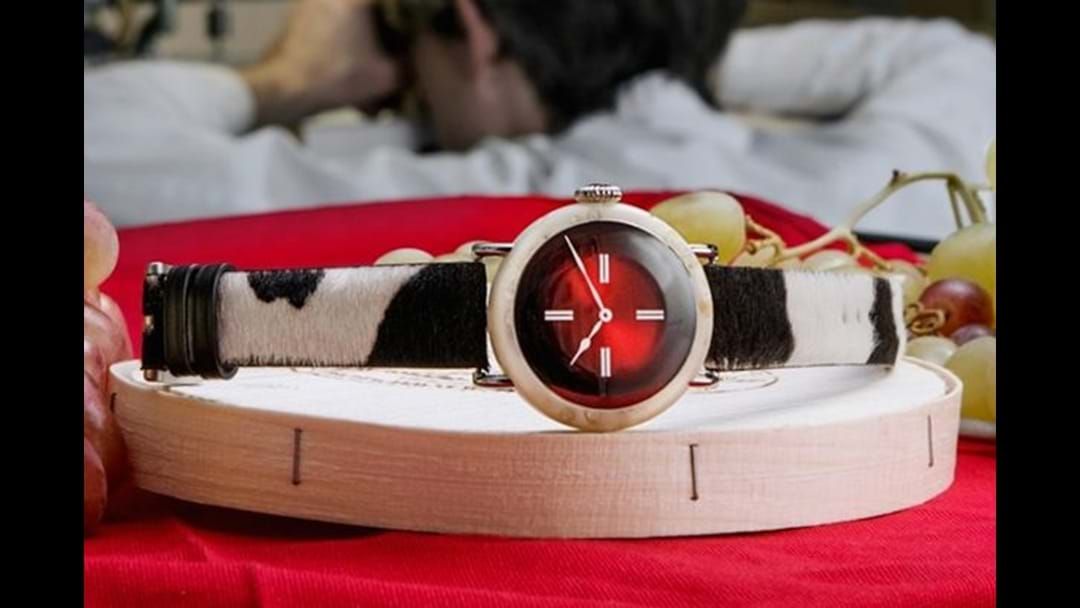 Article heading image for Someone's made a watch out of cheese and it's selling for nearly $1.3 million