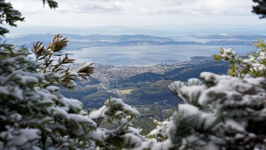 Article heading image for Spring In Tassie With All The Rare Trimmings: Snow, Hail And Gusty Winds 