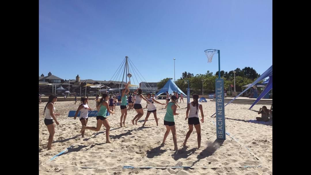 Article heading image for The final ever Beach Netball event is about to kick off at the Esplanade. 