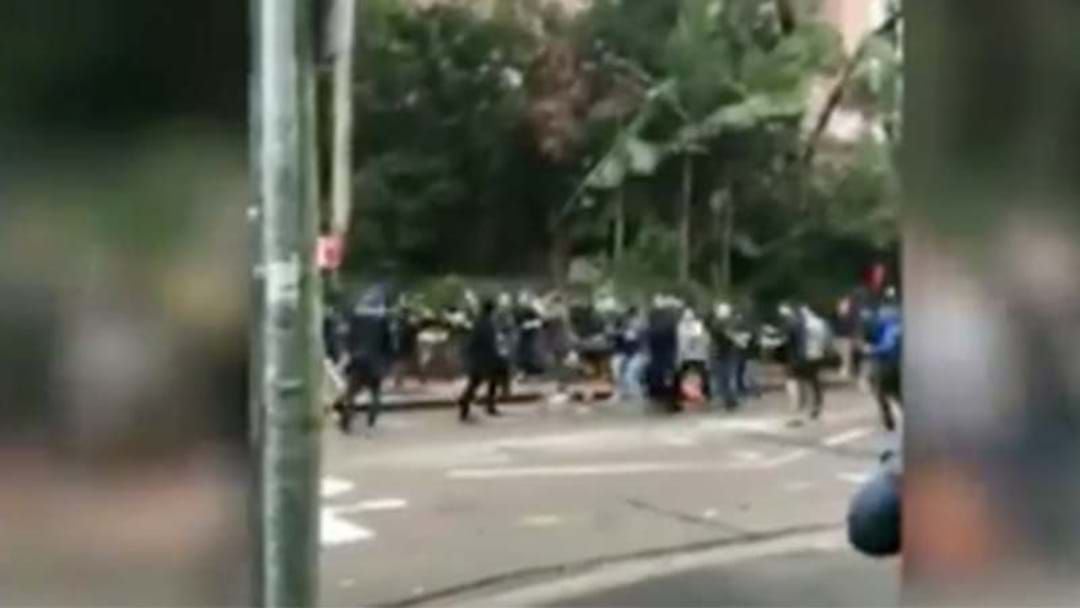 Article heading image for Wild Brawl Erupts On Surry Hills Street Before Sydney FC's Match