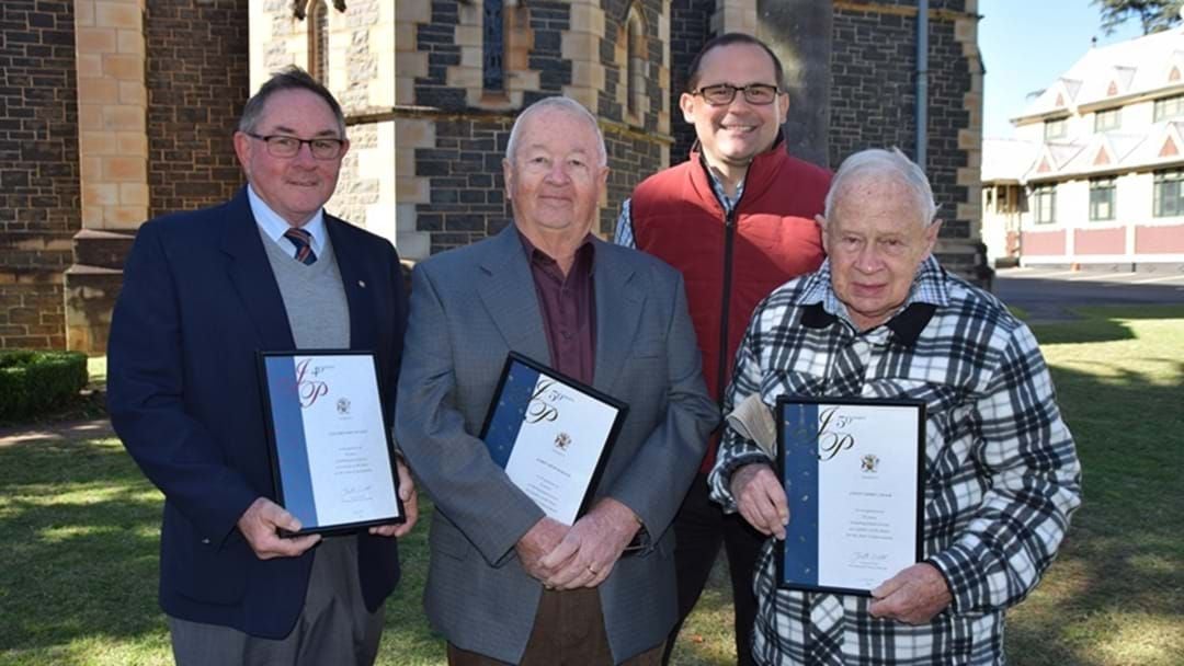 Article heading image for Toowoomba Trio Recognised with Long Service Awards After Decades of JP Service