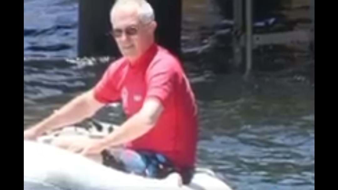 Article heading image for PM Malcolm Turnbull Slapped With Fine For Not Wearing Life Jacket