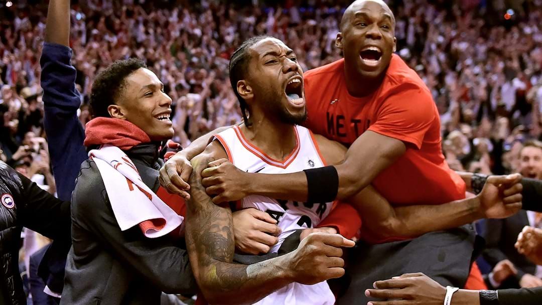 Article heading image for Kawhi Leonard Just Hit An Incredible Game 7 Buzzer Beater To Send The Raptors Into Eastern Conference Finals