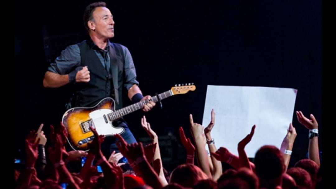 Article heading image for WATCH: Bruce Springsteen’s Cheeky “Tribute” To Trump And Turnbull