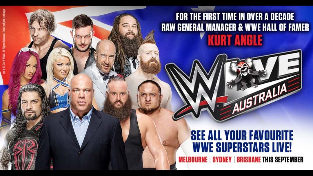 Article heading image for Kurt Angle Announces He'll Be At WWE Australia Next Week