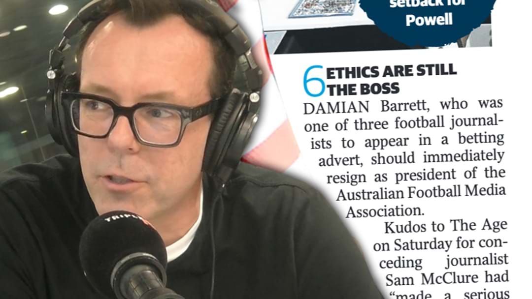 Article heading image for Damian Barrett Fires Back At Mark Robinson's Herald Sun Article