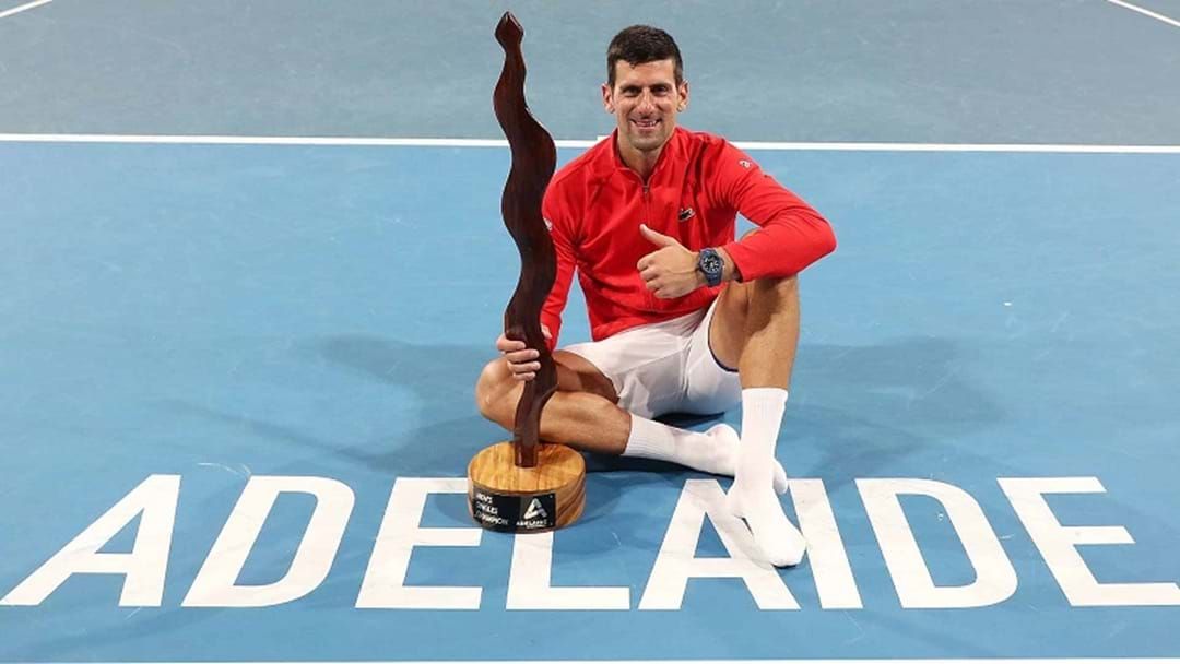 Article heading image for Novak Djokovic Ready For Aus Open Return After Adelaide International Win