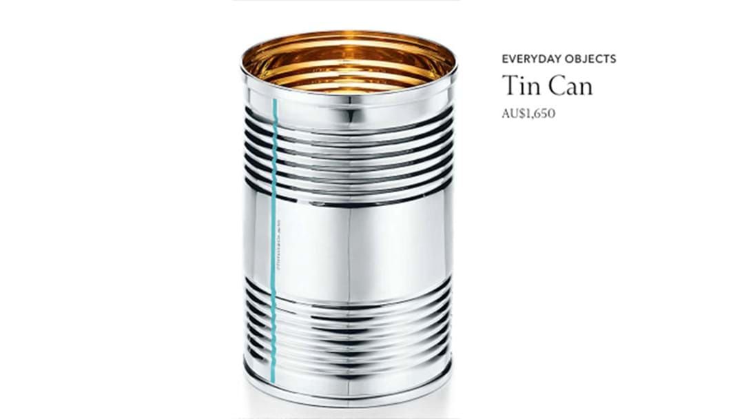 Article heading image for Tiffany & Co Is Selling A Tin Can For $1650