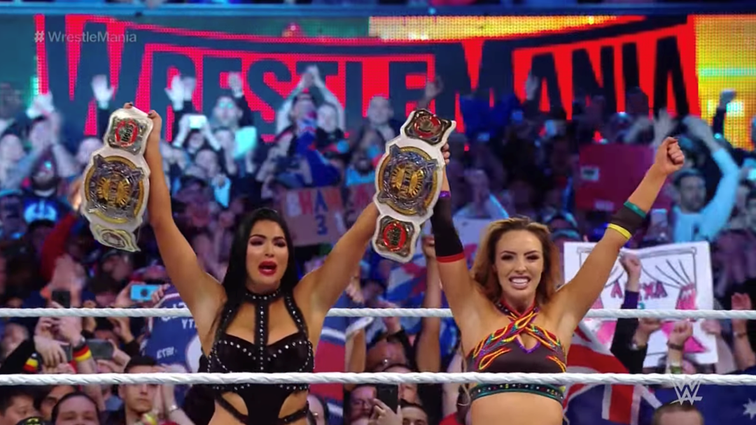 Article heading image for "Triple M!" | WWE Women's Tag Team Champions The IIconics Give The Triple M Whisper A Go