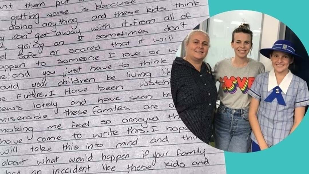 Article heading image for "I want to make a difference" Townsville Girl Fed Up With Crime Has Penned A Letter To Politicians 