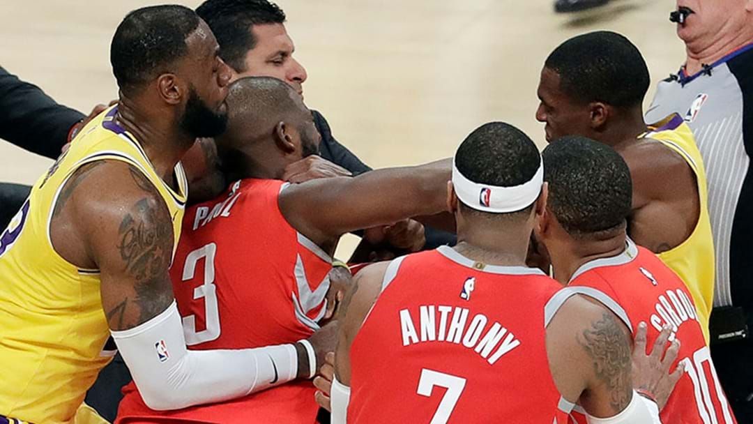 Article heading image for NBA Bans And Fines Trio Over Fight