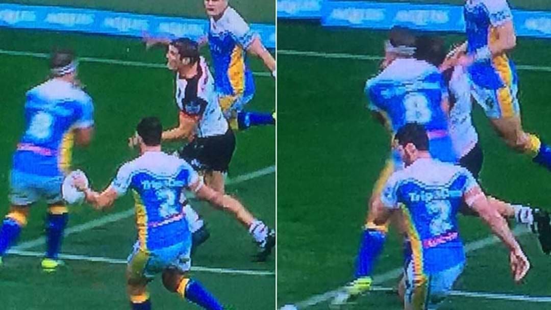 Article heading image for Jarrod Wallace's Origin Chances In Jeopardy After This Shoulder Charge