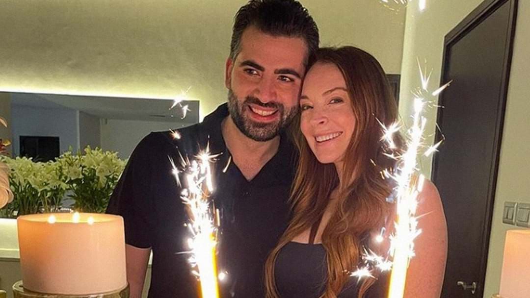 Article heading image for Lindsay Lohan Celebrates Her Engagement To Bader Shammas