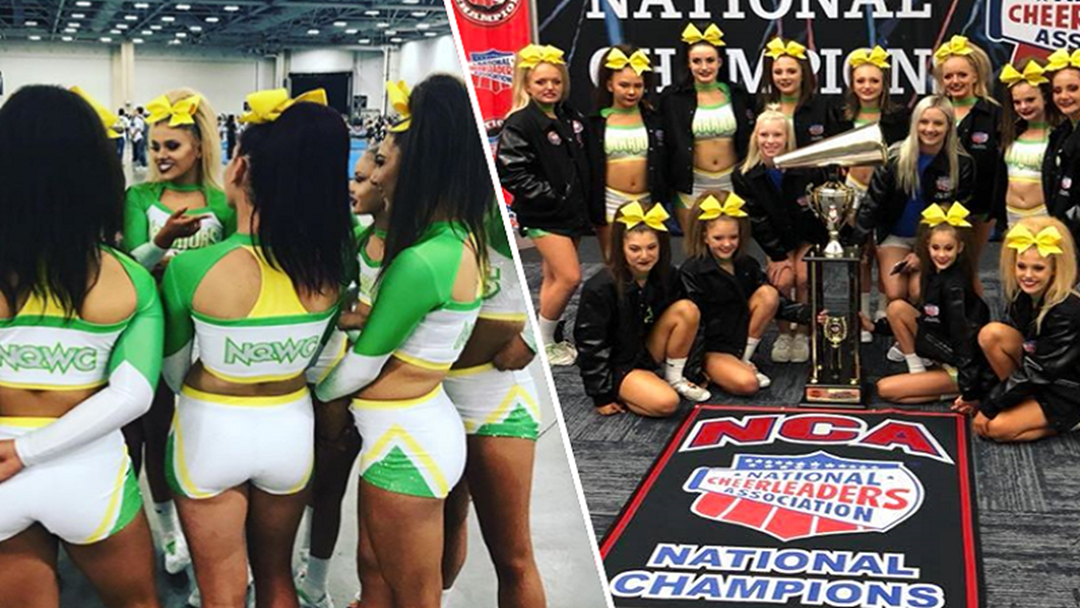 Article heading image for Townsville Cheerleaders Taste Sweet Success In The States