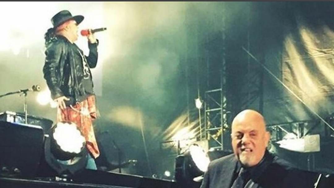 Article heading image for WATCH: Axl Rose Join Billy Joel For AC/DC Classic