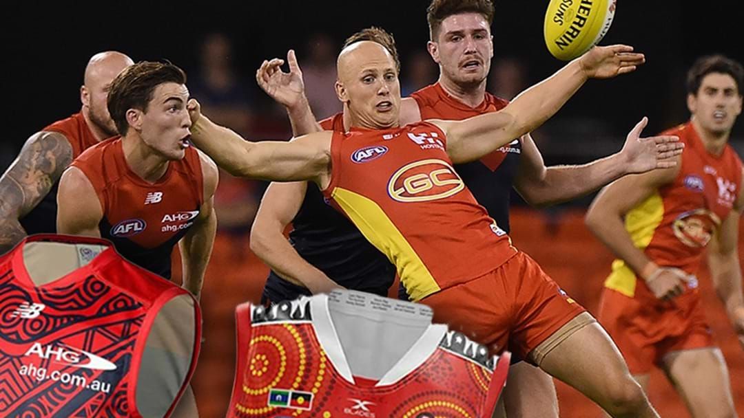 Article heading image for People Are Confused About The Clashing Melbourne And Gold Coast Guernseys