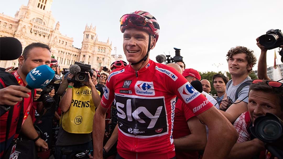 Article heading image for Four Time Tour De France Winner Chris Froome Found To Have Failed A Drugs Test