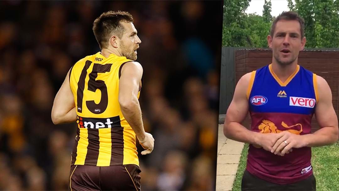 Article heading image for What Number Will Luke Hodge Wear At The Lions?