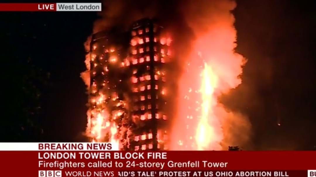 Article heading image for Major Fire Engulfs Building In London