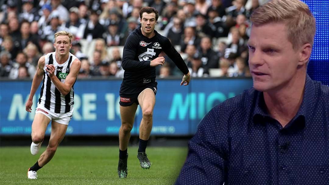 Article heading image for LISTEN | Did Carlton Pull A Cheeky Prank On Collingwood Pre-Game Last Week?