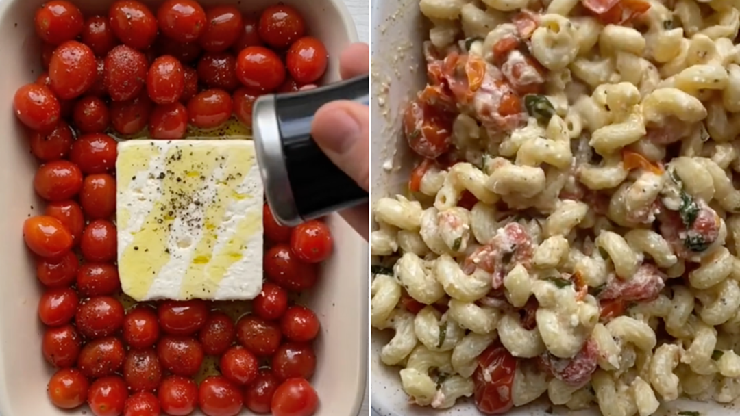 Article heading image for This Viral Baked Feta Pasta Recipe On TikTok Is Gonna Turn Into Your Dinner Tonight