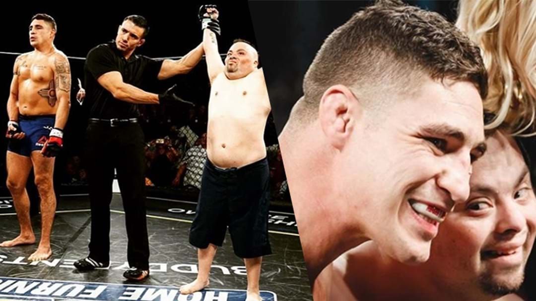 Article heading image for UFC Fighter Makes Dream Come True For Super Fan With Down's Syndrome