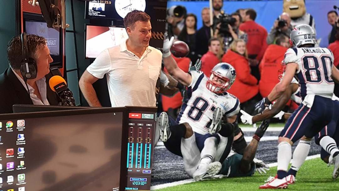 Article heading image for Ed And Darce Have A Crack At Commentating The End Of The Superbowl