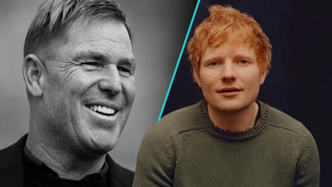 Article heading image for Ed Sheeran Reveals The Heartbreaking Moment A PHOTOGRAPHER Told Him Shane Warne Had Died