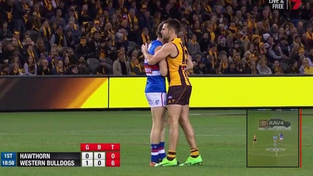 Article heading image for Luke Hodge And Bob Murphy's Touching Moment Before The Game