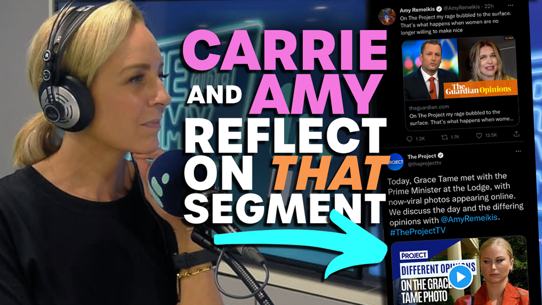 Article heading image for Carrie Bickmore and Amy Remeikis Reflect On THAT Segment