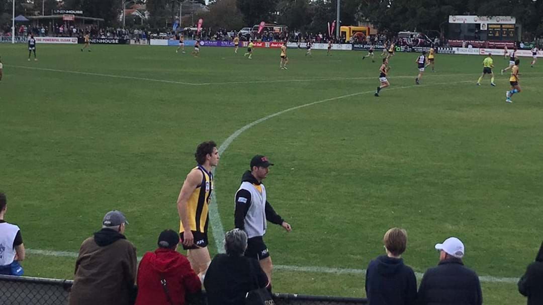 Article heading image for Max King Has Left The Ground Injured In The VFL