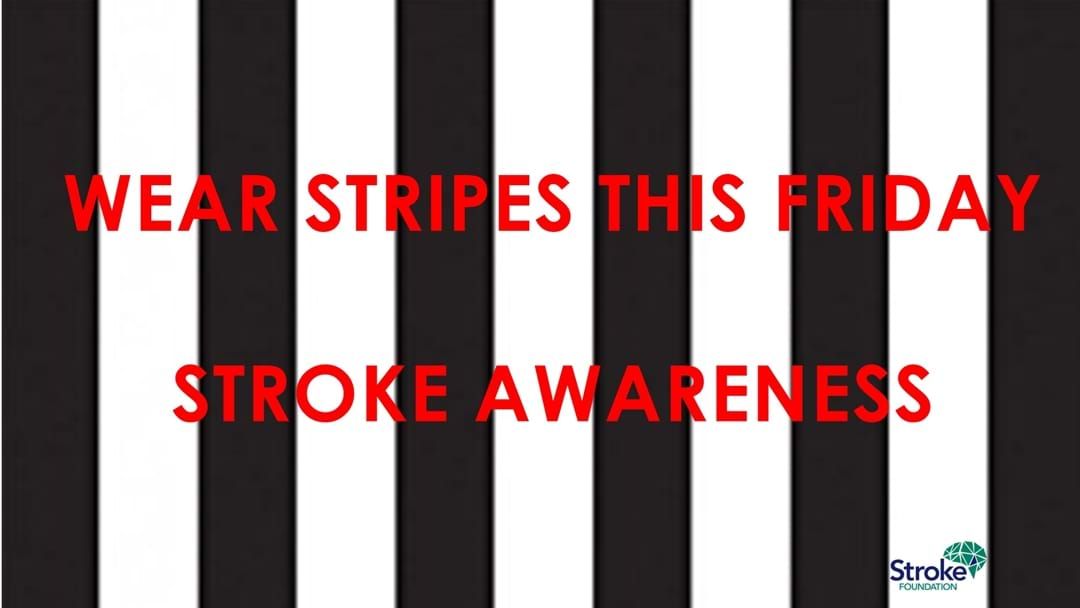 Article heading image for Stripes for Stroke Awareness Week