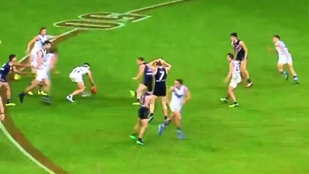 Article heading image for Nat Fyfe Didn’t Go To A Stoppage Because He Was Fixing His Hair On The Weekend
