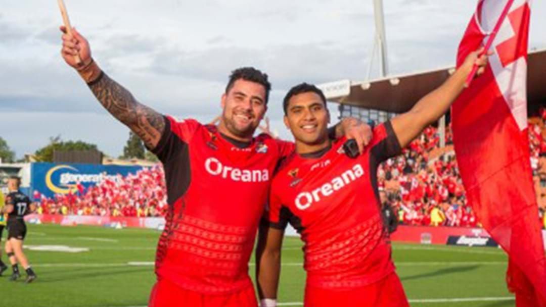 Article heading image for Tevita Pangai Jnr Hilariously Rips Into Tongan Teammate Andrew Fifita