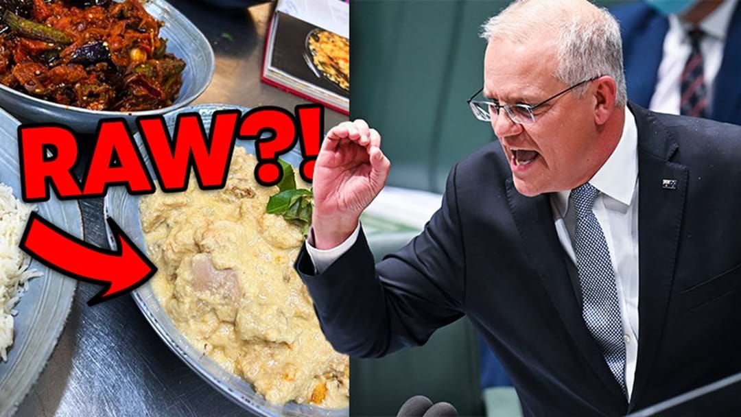 Article heading image for ScoMo Responds To The Debate About His Raw Chicken Curry